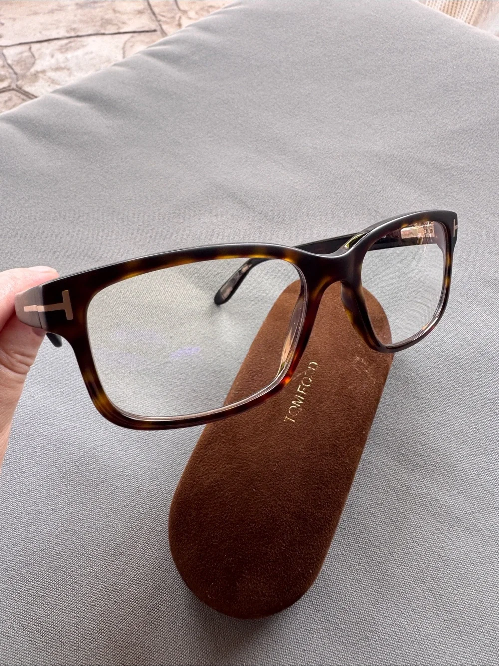 Tom Ford TF5313 052 Matte Havana Eyeglasses Frames 55-17-145 Made in Italy